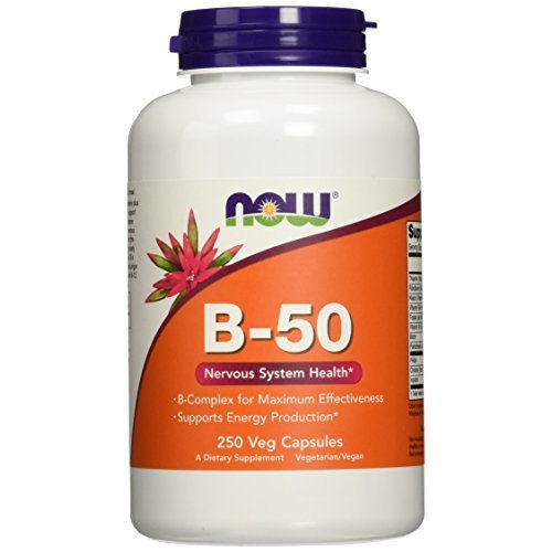 Vitamina B-50 - Vitamina B-50, 250 vcaps, Now Foods