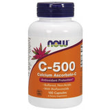 Vitamina C-500 Ascorbato de Cálcio-C, 100 Cápsulas, Now Foods