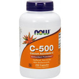 Vitamina C-500 Ascorbato de Cálcio-C, 250 caps, Now Foods