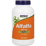 Alfafa - 650mg, 500 comprimidos, Now Foods