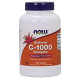 Complexo de vitamina C-1000 - tamponado com 250 mg de bioflavonoides, 180 comprimidos, Now Foods