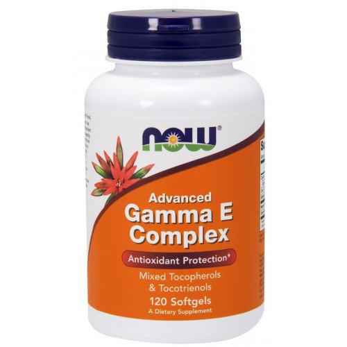 Complexo Gamma E Avançado, 120 softgels, Now Foods