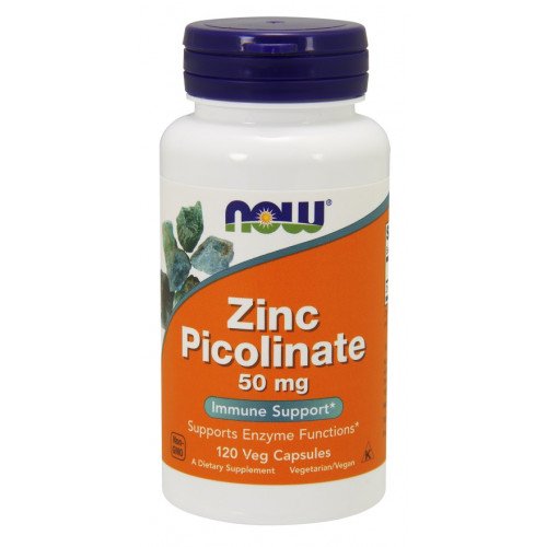 Picolinato de Zinco - 50mg, 120 vcaps, Now Foods