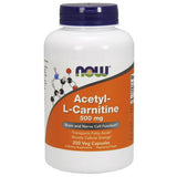 Acetil-L-Carnitina 500 mg, 200 Cápsulas vegetarianas, Now Foods