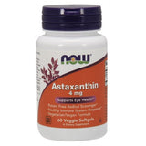 Astaxantina 4 mg, 60 cápsulas gelatinosas, Now Foods