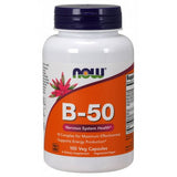 Vitamina B-50 - Vitamina B-50, 100 vcaps, Now Foods