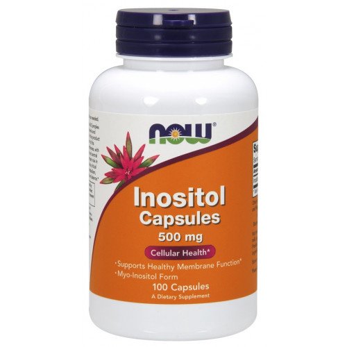 Inositol 500 mg, 100 cápsulas, Now Foods