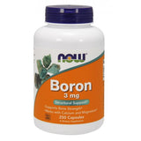 Boro - 3mg, 250 caps, Now Foods