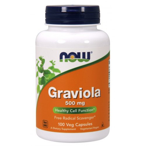 Graviola - 500mg, 100 vcaps, Now Foods