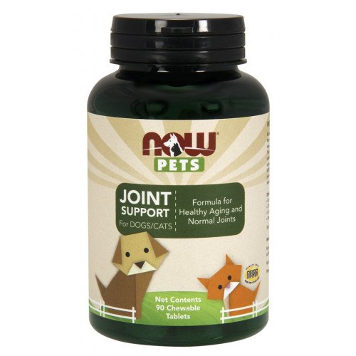 Animais de estimação, suporte para articulações, 90 chewable comprimidos, Now Foods