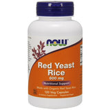 Arroz Vermelho Fermentado - 600mg, 120 vcaps, Now Foods