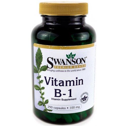 Vitamina B-1 100 mg, 250 Cápsulas, Swanson