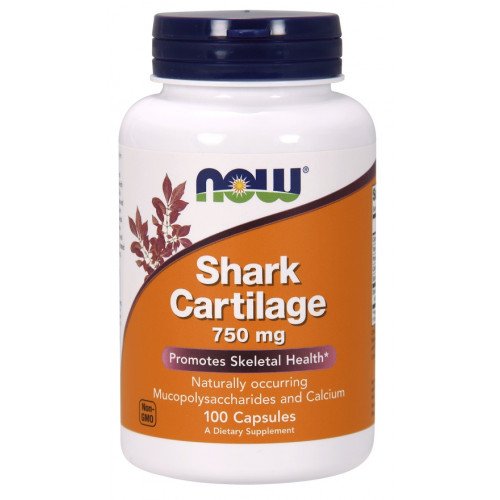 Cartilagem de Tubarão - 750mg, 100 caps, Now Foods