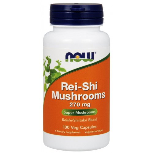 Cogumelos Rei-Shi, 270mg, 100 vcaps, Now Foods