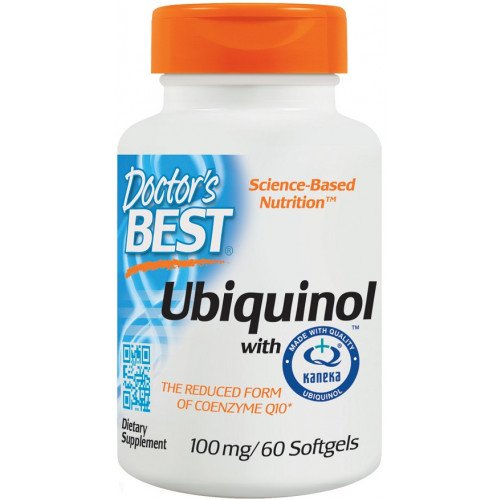 Ubiquinol com Kaneka Q+ 100 mg, 60 cápsulas gelatinosas, Doctor's Best