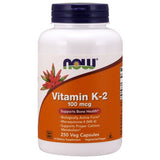Vitamina K-2 - 100mcg, 250 vcaps, Now Foods