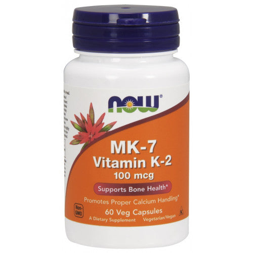 MK-7 Vitamina K-2 100mcg 60vcap - Now Foods