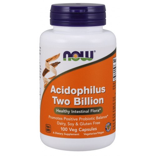 Acidophilus Dois Bilhões, 100 vcaps, Now Foods