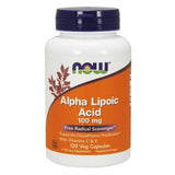 Ácido Alfa Lipóico com Vitaminas C e E - 100mg, 120 vcaps, Now Foods