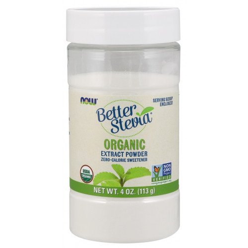 Extrato de Stevia em Pó, 113 gramas, Now Foods