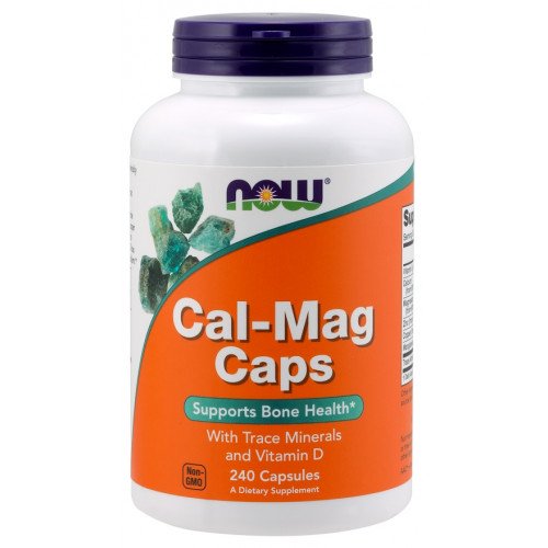 Cápsulas Cal-Mag, 240 cápsulas, Now Foods