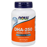 Óleo de peixe DHA-250, 120 cápsulas gelatinosas, Now Foods