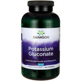Gluconato de Potássio 99 mg, 250 Cápsulas, Swanson