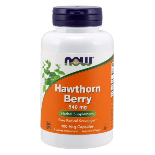 Baga de espinheiro, 540 mg, 100 vcaps, Now Foods