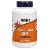Ácido Pantotênico - 500mg, 250 caps, Now Foods