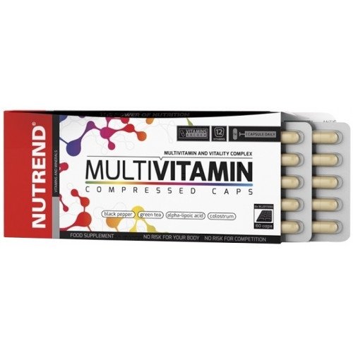 Cápsulas multivitamínicas comprimidas, 60 cápsulas, Nutrend