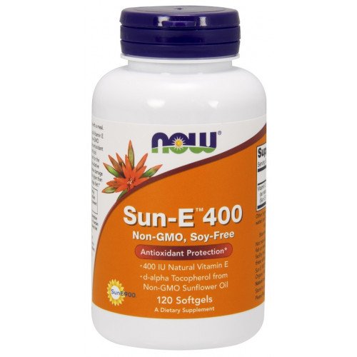Sun-E - 400 UI, 120 softgels, Now Foods