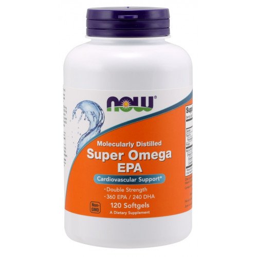 Super Omega EPA destilado molecularmente, 120 softgels, Now Foods
