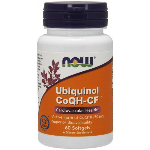 Ubiquinol CoQH-CF, 60 softgels, Now Foods