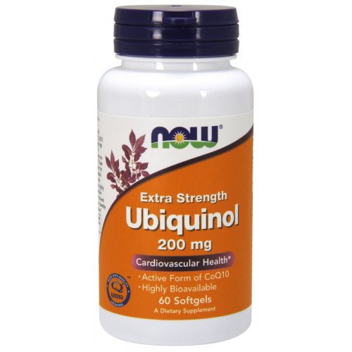 Ubiquinol - 200mg, 60 softgels, Now Foods