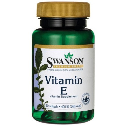 Vitamina E-400, 60 Cápsulas Gelatinosas, Swanson