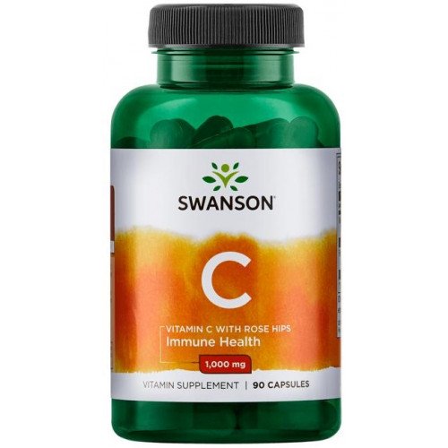 Vitamina C com Extrato de Rosa Mosqueta - 1000mg