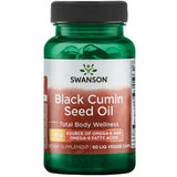 Óleo de semente de cominho preto EFAs 500 mg, 60 cápsulas, Swanson