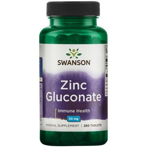 Gluconato de zinco, 30 mg
