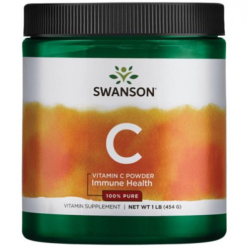 Vitamina C em pó 1000 mg, 454 g, Swanson
