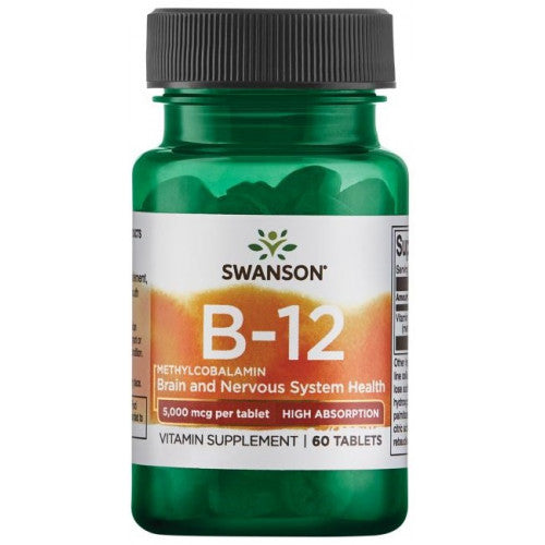 Vitamina B - 12 Metilcobalamina, 5000mcg Alta Absorção