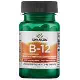 Vitamina B - 12 Metilcobalamina, 5000mcg Alta Absorção