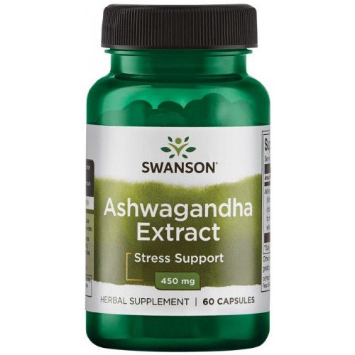 Extrato de Ashwagandha, 450 mg