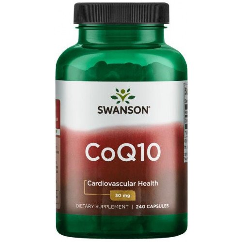 CoQ10, 30 mg, 240 cápsulas gelatinosas, Swanson