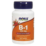 Vitamina B-1 Tiamina, 100mg, 100 comprimidos, Now Foods
