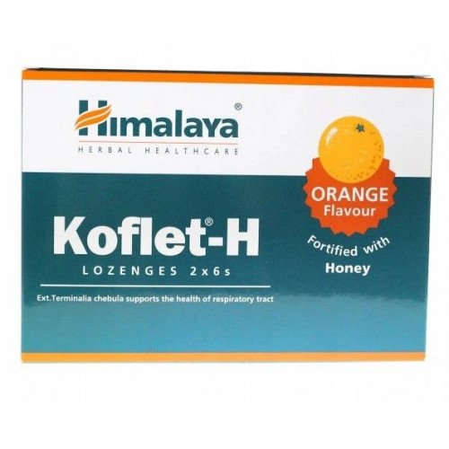 Koflet-H, Gengibre, 12 Pastilhas, Himalaya