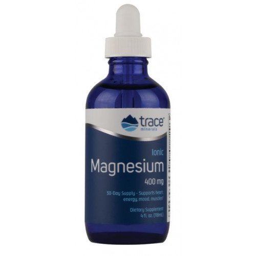 Magnésio iônico, 400 mg, 2 fl oz (118 ml), Trace Minerals Research
