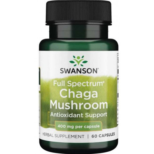 Cogumelo Chaga de Espectro Completo, 400mg