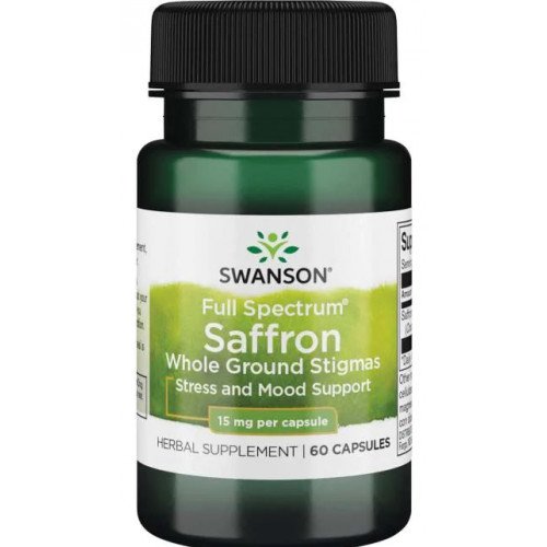 Açafrão de espectro completo, 15 mg