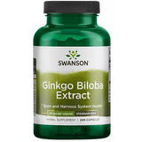 Extrato de Ginkgo Biloba, Padronizado, 60 mg, 240 Cápsulas, Swanson