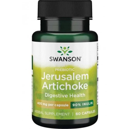 Alcachofra de Jerusalém prebiótica, 400 mg